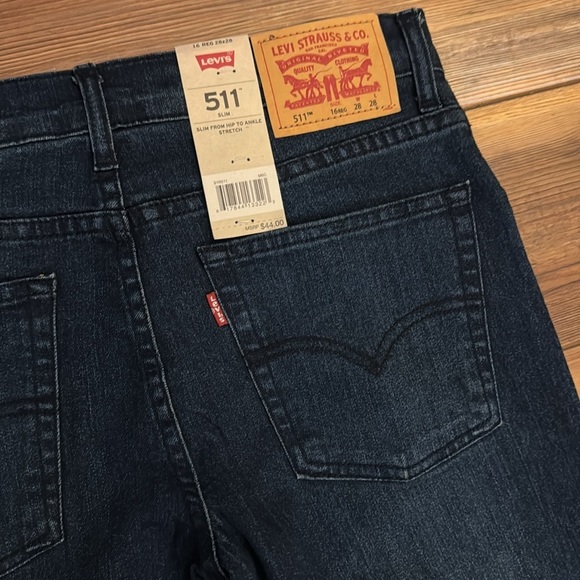 Levi’s 511 Slim Fit Jeans Boys 16 Regular W28 L28 - Picture 5 of 6